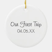 Décoration En Céramique Aquarelle Northern Lights (Dos)