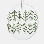 Décoration En Céramique Aquarelle Pine arbres - vert sap (Gauche)