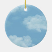 Décoration En Céramique Aquarelle Plaid Camion Rouge Neige Joyeux Noël (Dos)