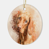 Décoration En Céramique Aquarelle Vizsla (Gauche)