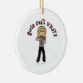 Décoration En Céramique Arbitre de la femme légère (Droite)