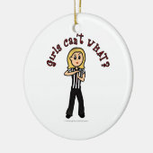 Décoration En Céramique Arbitre de la femme légère (Gauche)