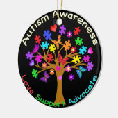 Décoration En Céramique Arborescence des Sensibilisations sur l'autisme (Gauche)