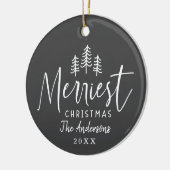 Décoration En Céramique Arbre à main de Noël (Gauche)