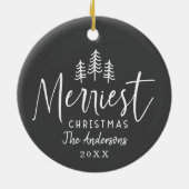 Décoration En Céramique Arbre à main de Noël (Dos)