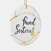 Décoration En Céramique Arbre ADN des soeurs trouvé (Droite)