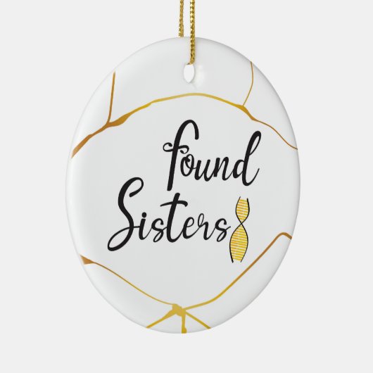 Décoration En Céramique Arbre ADN des soeurs trouvé (Droite)