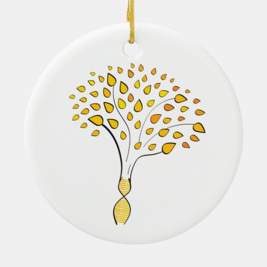 Décoration En Céramique Arbre ADN des soeurs trouvé (Dos)