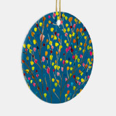 Décoration En Céramique Arbre arc-en-ciel aquarelle (Droite)