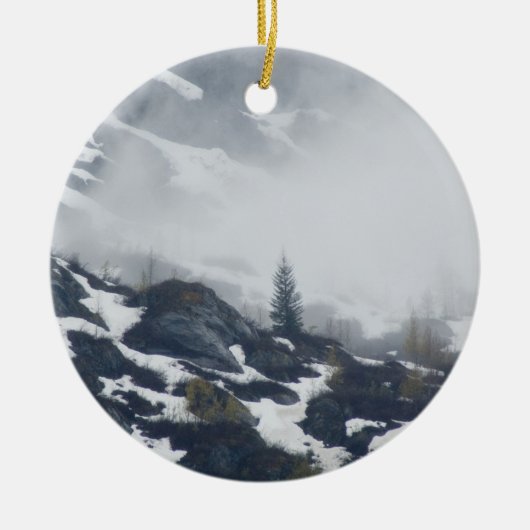 Décoration En Céramique Arbre dans la brume (Devant)