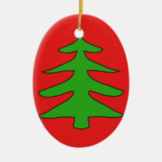 Décoration En Céramique Arbre de Noël