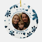 Décoration En Céramique Arbre de Noël à double face (Dos)