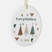 Décoration En Céramique Arbre de Noël Boho (Droite)