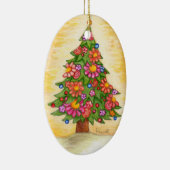 Décoration En Céramique Arbre de Noël de marguerite (Droite)