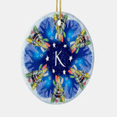 Décoration En Céramique Arbre de Noël Kayak (Droite)