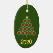 Décoration En Céramique Arbre de Noël mécanique (Droite)