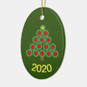 Décoration En Céramique Arbre de Noël mécanique (Gauche)