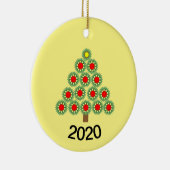 Décoration En Céramique Arbre de Noël mécanique (Droite)