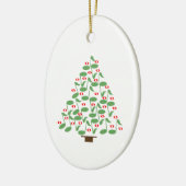 Décoration En Céramique Arbre de Noël musical (Gauche)