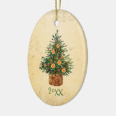 Décoration En Céramique Arbre de Noël Pays traditionnel Vert simple (Gauche)