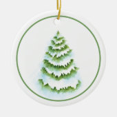 Décoration En Céramique Arbre d'hiver (Devant)