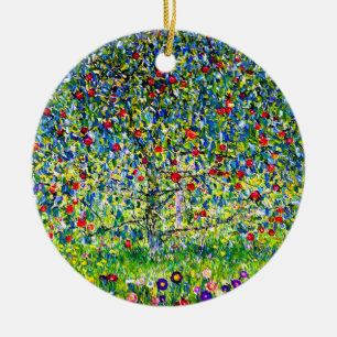Décoration En Céramique Arbre pomme Gustav Klimt