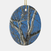 Décoration En Céramique Arbre Sycamore contre les objets Sky hivernaux (Droite)