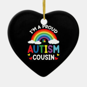 Décoration En Céramique Arc en ciel Je suis une fière Sensibilisation sur 