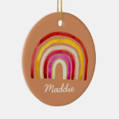 Décoration En Céramique Arc-en-ciel rétro jolie aquarelle (Droite)