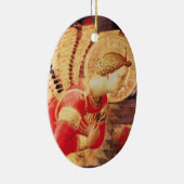 Décoration En Céramique ARCHANGEL GABRIEL Ruby Gem pierre (Droite)