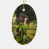 Décoration En Céramique Archer Elf (Gauche)