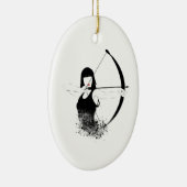 Décoration En Céramique Archer féminin (Droite)