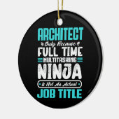 Décoration En Céramique Architecte Funny Emploi Profession Carrière Archit (Gauche)