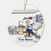 Décoration En Céramique Architecte/ingénieur - mâle (Gauche)