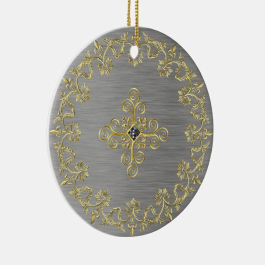 Décoration En Céramique Argent et or classiques (Droite)