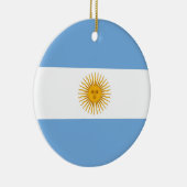 Décoration En Céramique Argentina flag (Droite)