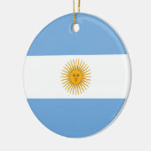 Décoration En Céramique Argentina flag (Gauche)