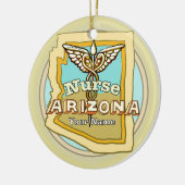 Décoration En Céramique Arizona Nurse Caduceus (Gauche)