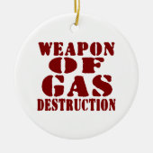 Décoration En Céramique Arme De Destruction Du Gaz (Devant)