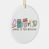 Décoration En Céramique Armes de destruction de maths (Droite)