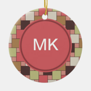 Décoration En Céramique Armoire d'épices géométrique