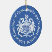 Décoration En Céramique Armoiries britanniques (Droite)