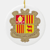 Décoration En Céramique Armoiries d'Andorre (Dos)