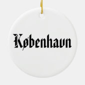 Décoration En Céramique Armoiries de Copenhague (Dos)