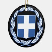 Décoration En Céramique Armoiries de la Grèce (Gauche)