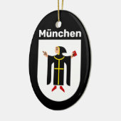 Décoration En Céramique Armoiries de Munich (Gauche)