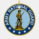 Décoration En Céramique Army_National_Guard_logo (Dos)