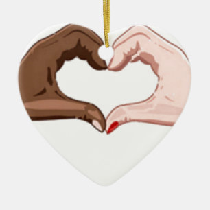 Décoration En Céramique Arrêtez le racisme