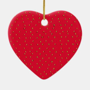 Décoration En Céramique Arrière - plan de fraise drôle rouge