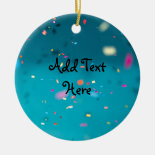 Décoration En Céramique Arrière - plan de la fête de Confetti
